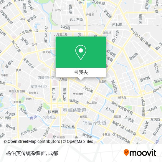 杨伯英传统杂酱面地图