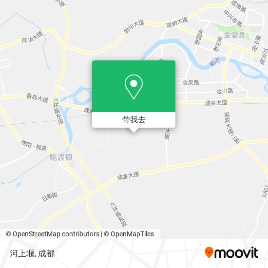 河上堰地图