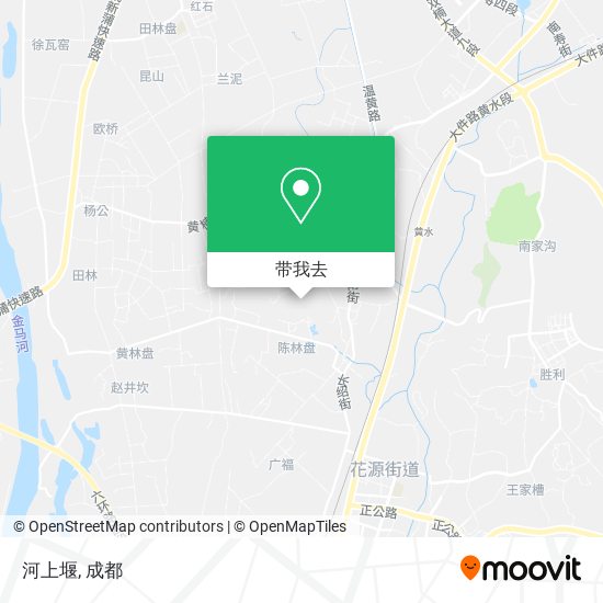 河上堰地图