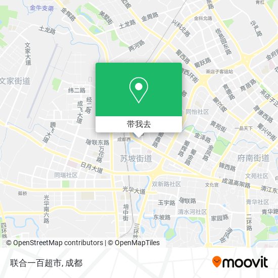 联合一百超市地图