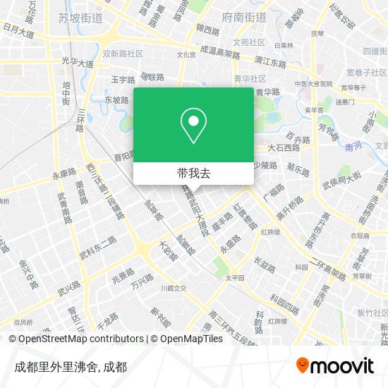 成都里外里沸舍地图