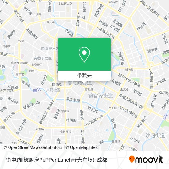 街电(胡椒厨房PePPer Lunch群光广场)地图