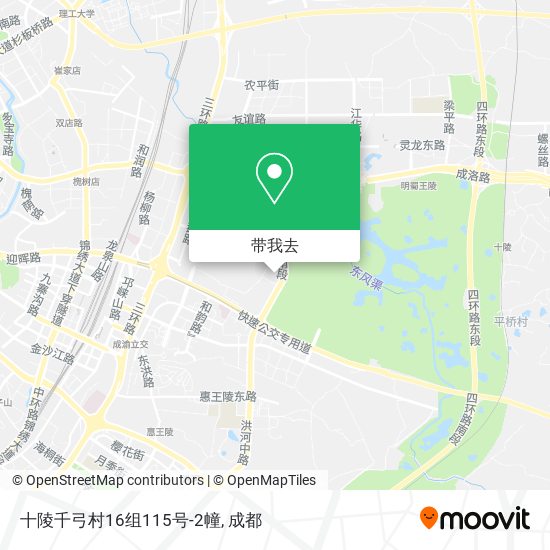 十陵千弓村16组115号-2幢地图