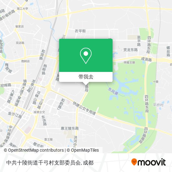 中共十陵街道千弓村支部委员会地图