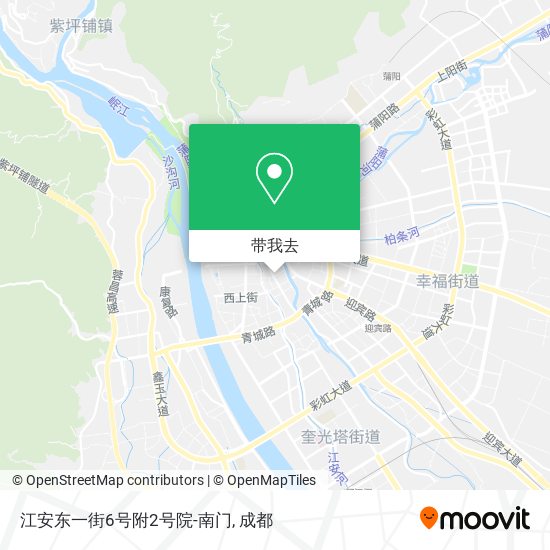 江安东一街6号附2号院-南门地图