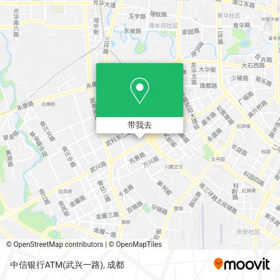 中信银行ATM(武兴一路)地图