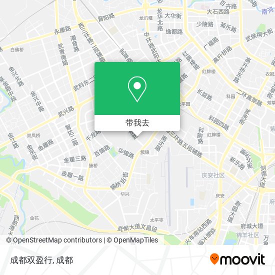 成都双盈行地图