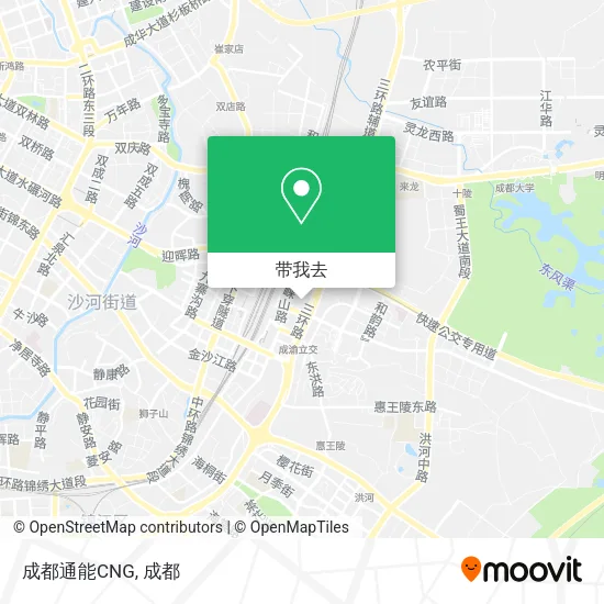 成都通能CNG地图