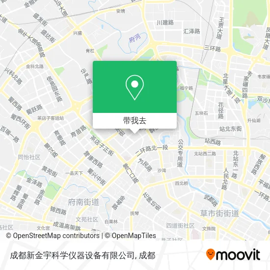 成都新金宇科学仪器设备有限公司地图