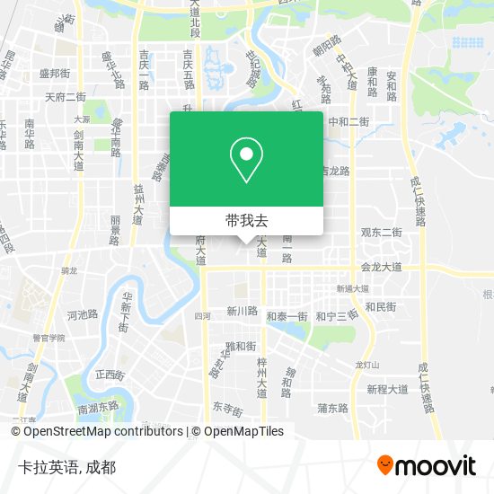 卡拉英语地图