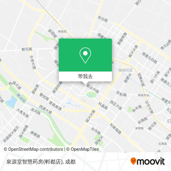 泉源堂智慧药房(郫都店)地图