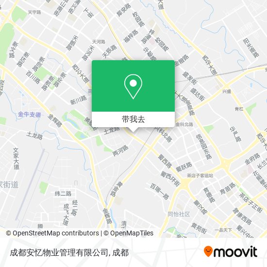 成都安忆物业管理有限公司地图