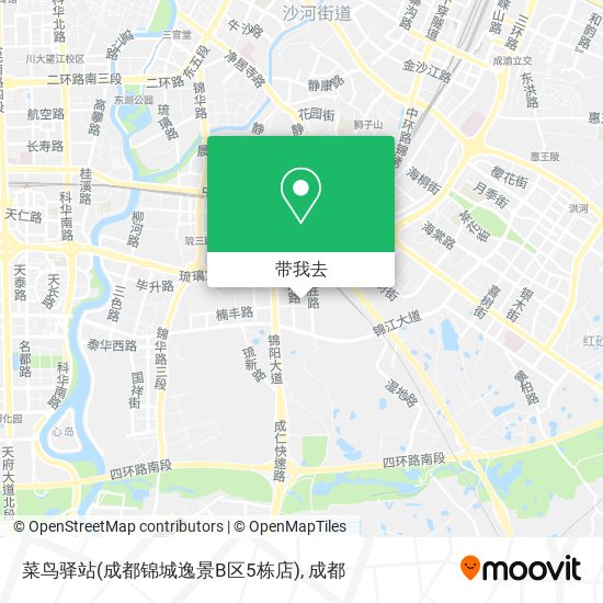 菜鸟驿站(成都锦城逸景B区5栋店)地图