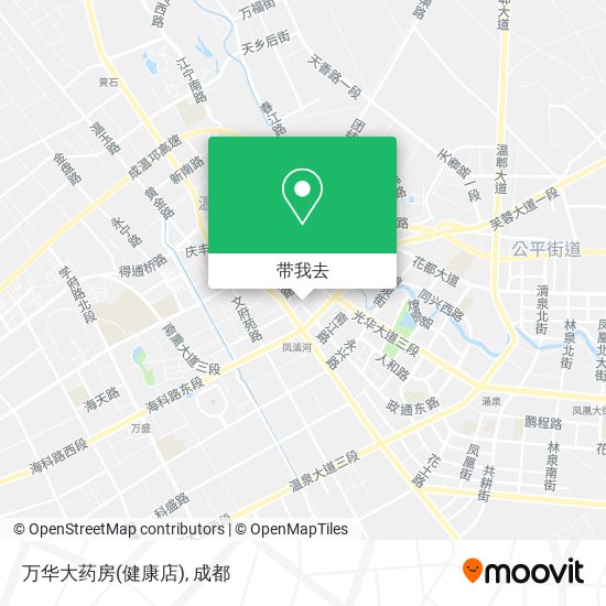 万华大药房(健康店)地图
