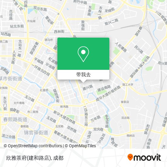 欣雅茶府(建和路店)地图
