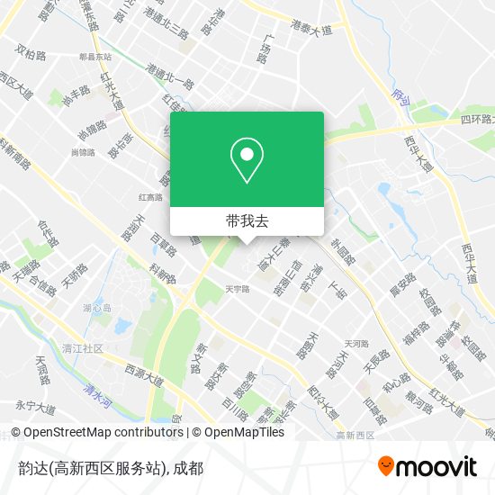 韵达(高新西区服务站)地图