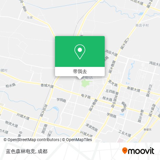 蓝色森林电竞地图