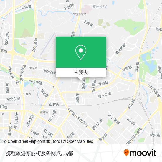 携程旅游东丽街服务网点地图