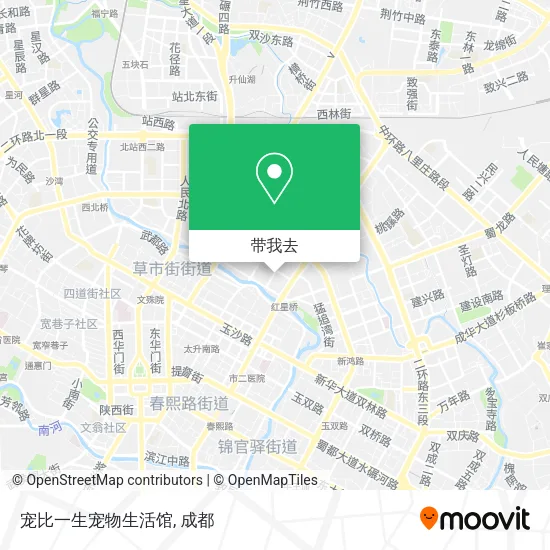 宠比一生宠物生活馆地图