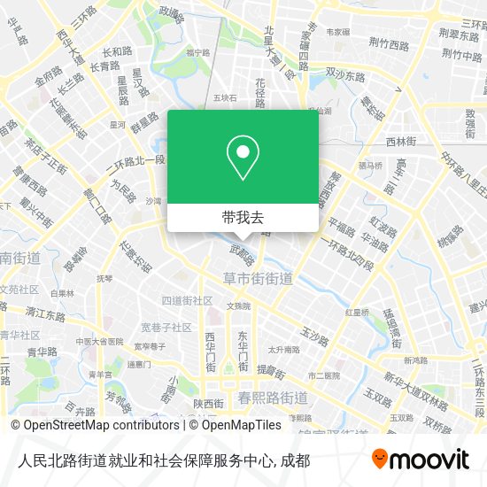 人民北路街道就业和社会保障服务中心地图