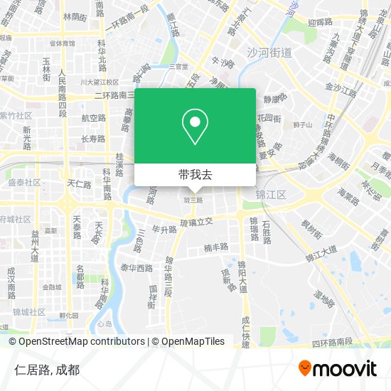 仁居路地图