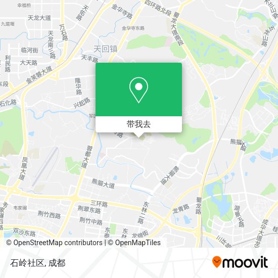 石岭社区地图