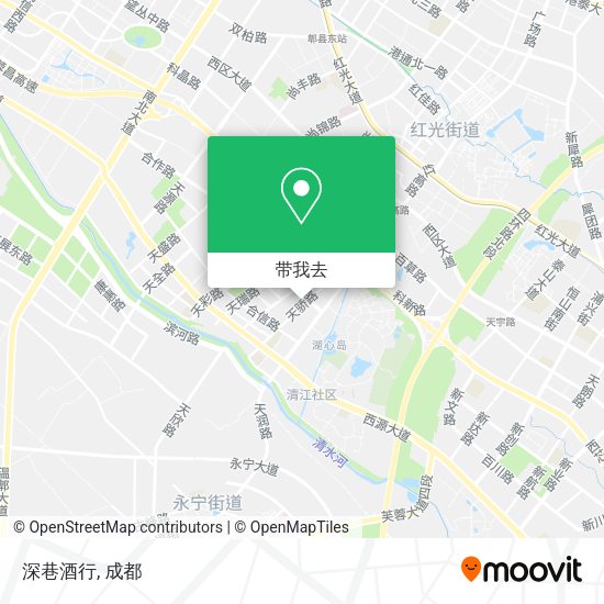 深巷酒行地图