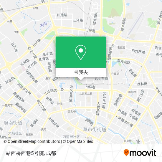 站西桥西巷5号院地图