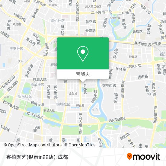 睿植陶艺(银泰in99店)地图