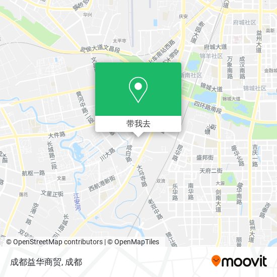 成都益华商贸地图