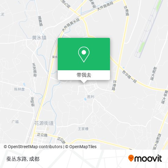 蚕丛东路地图