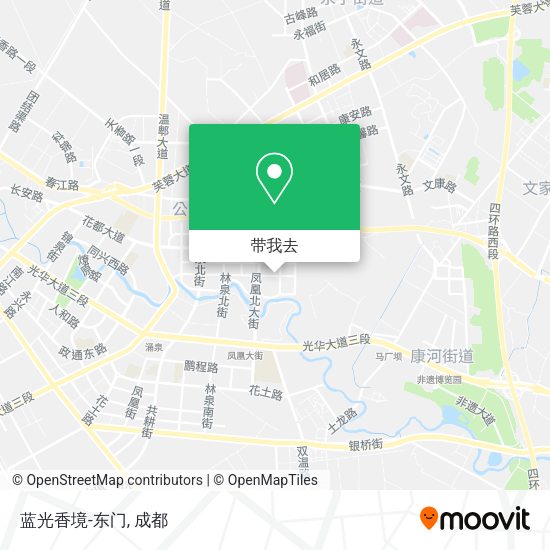 蓝光香境-东门地图