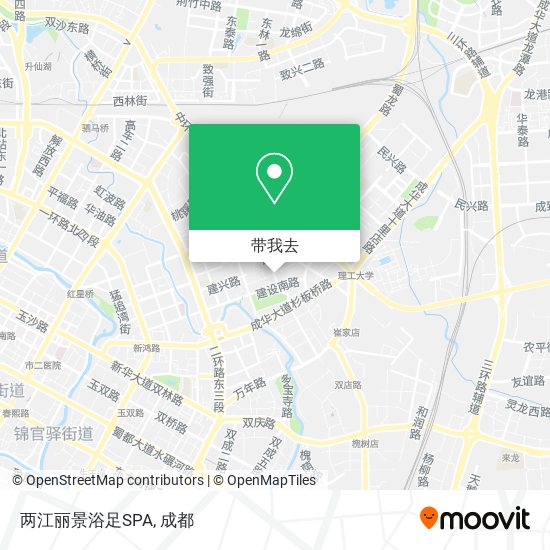 两江丽景浴足SPA地图