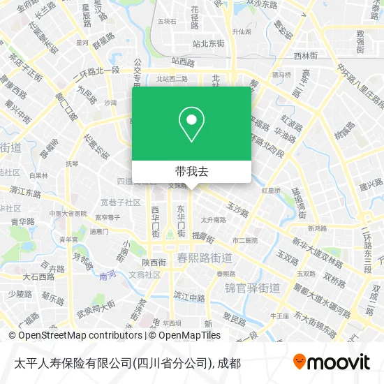太平人寿保险有限公司(四川省分公司)地图