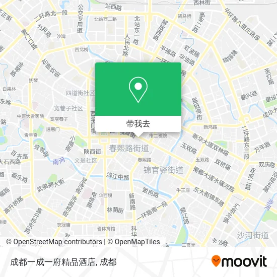 成都一成一府精品酒店地图