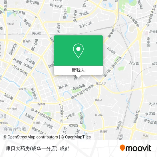 康贝大药房(成华一分店)地图