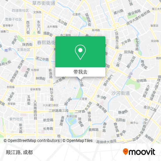 顺江路地图