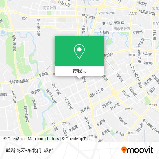 武新花园-东北门地图