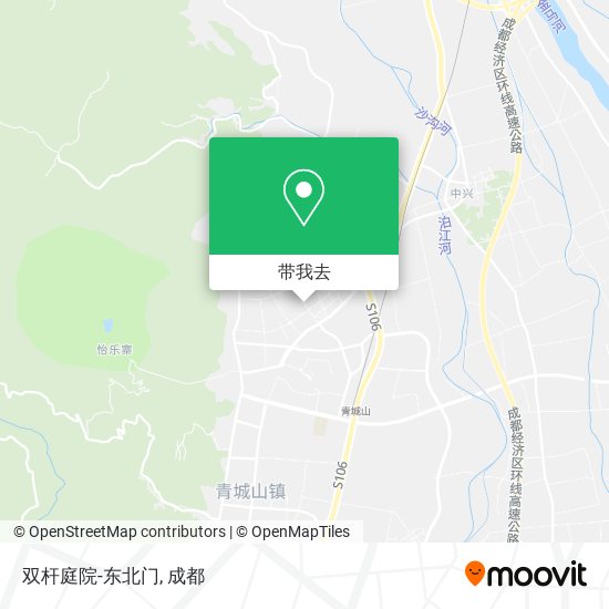双杆庭院-东北门地图