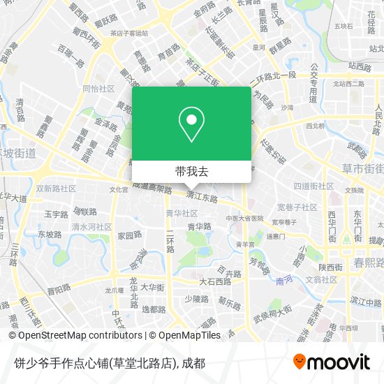 饼少爷手作点心铺(草堂北路店)地图