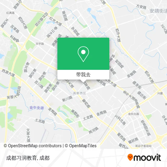 成都习润教育地图