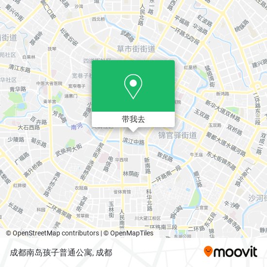 成都南岛孩子普通公寓地图