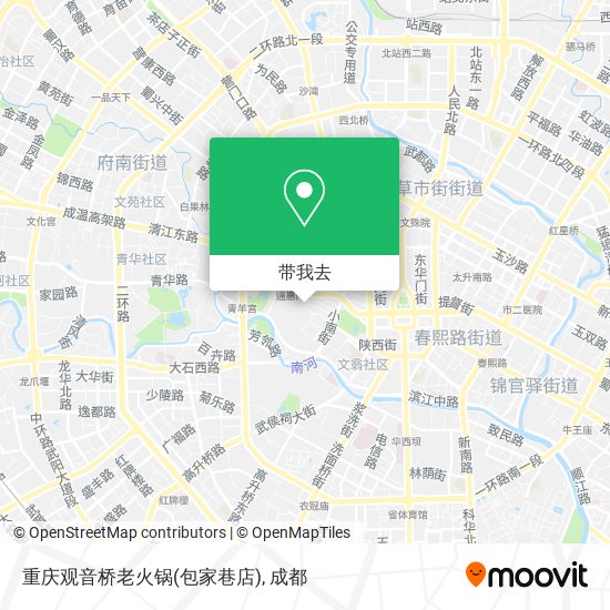 重庆观音桥老火锅(包家巷店)地图