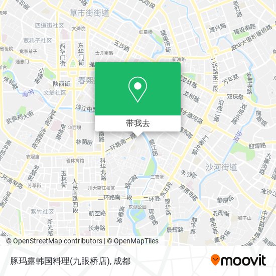 豚玛露韩国料理(九眼桥店)地图