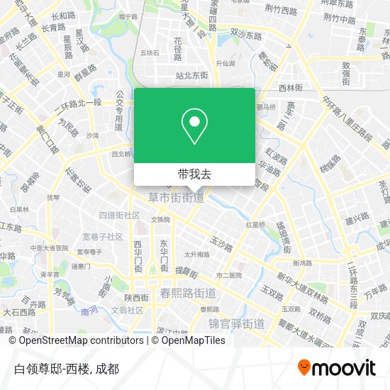 白领尊邸-西楼地图