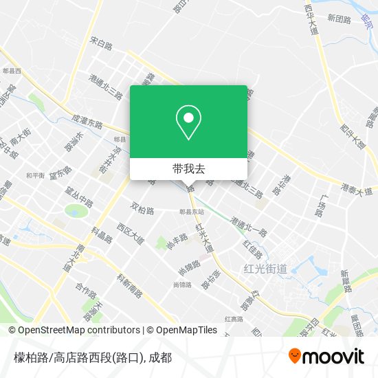 檬柏路/高店路西段(路口)地图