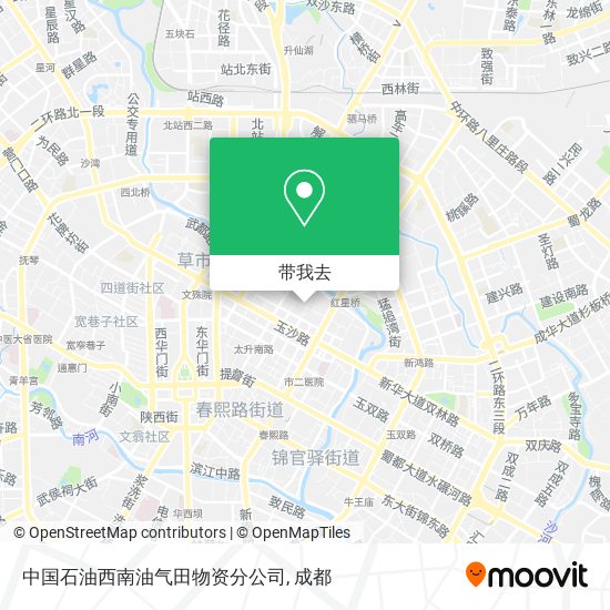 中国石油西南油气田物资分公司地图