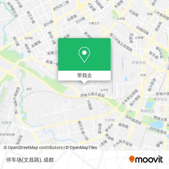 停车场(文昌路)地图
