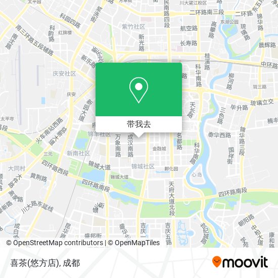 喜茶(悠方店)地图