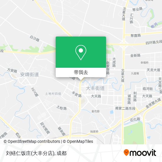 刘鳝仁饭庄(大丰分店)地图